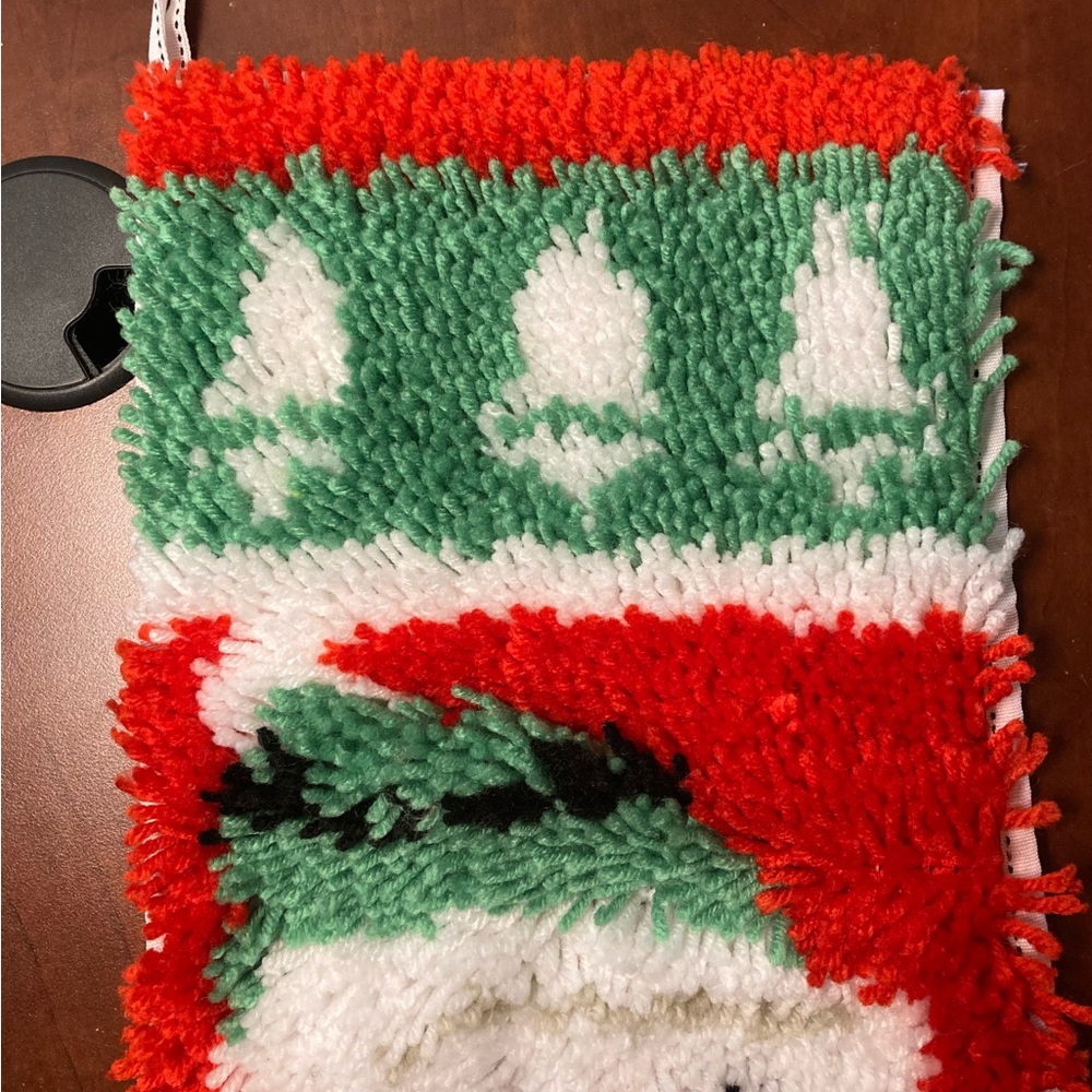 Handmade festive snowman Christmas stocking size large - Picture 2 of 5